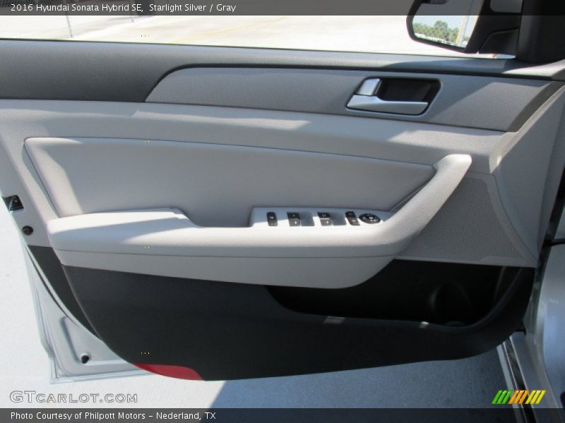 Starlight Silver / Gray 2016 Hyundai Sonata Hybrid SE