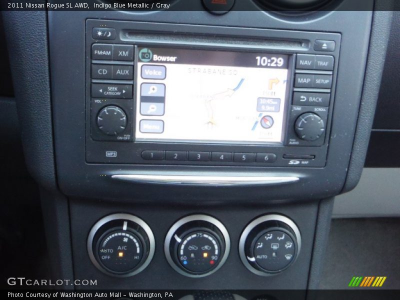 Indigo Blue Metallic / Gray 2011 Nissan Rogue SL AWD