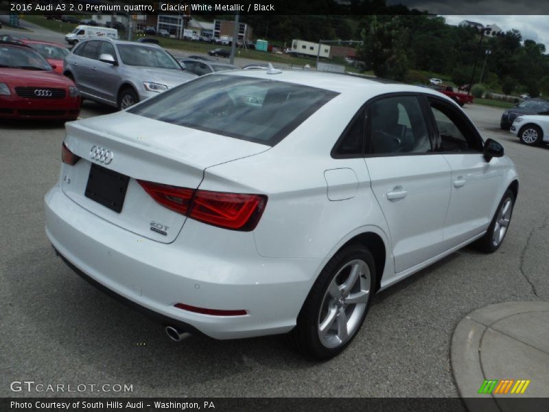 Glacier White Metallic / Black 2016 Audi A3 2.0 Premium quattro