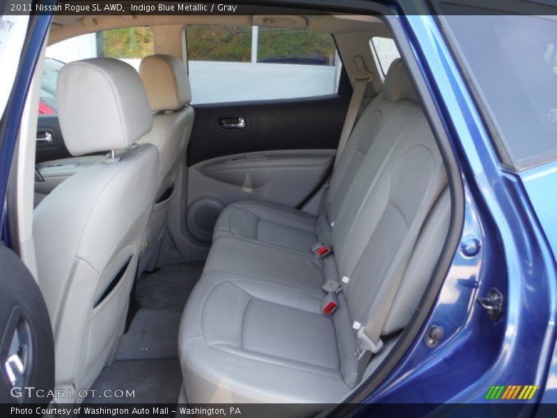 Indigo Blue Metallic / Gray 2011 Nissan Rogue SL AWD