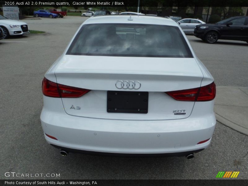 Glacier White Metallic / Black 2016 Audi A3 2.0 Premium quattro