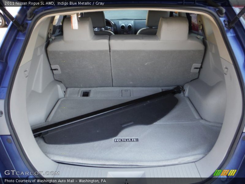 Indigo Blue Metallic / Gray 2011 Nissan Rogue SL AWD