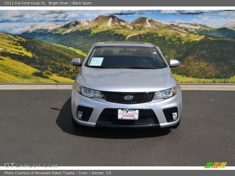Bright Silver / Black Sport 2011 Kia Forte Koup SX