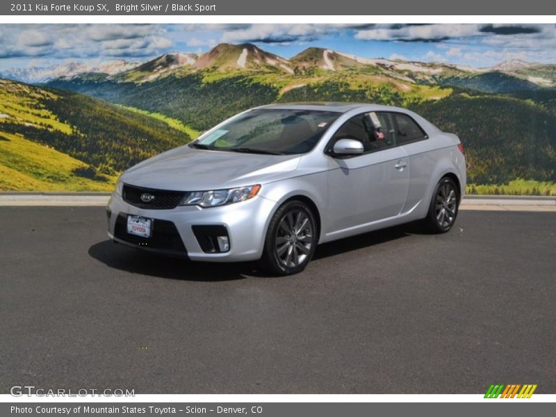 Bright Silver / Black Sport 2011 Kia Forte Koup SX
