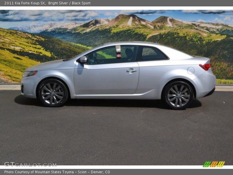 Bright Silver / Black Sport 2011 Kia Forte Koup SX