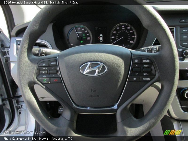  2016 Sonata Hybrid SE Steering Wheel