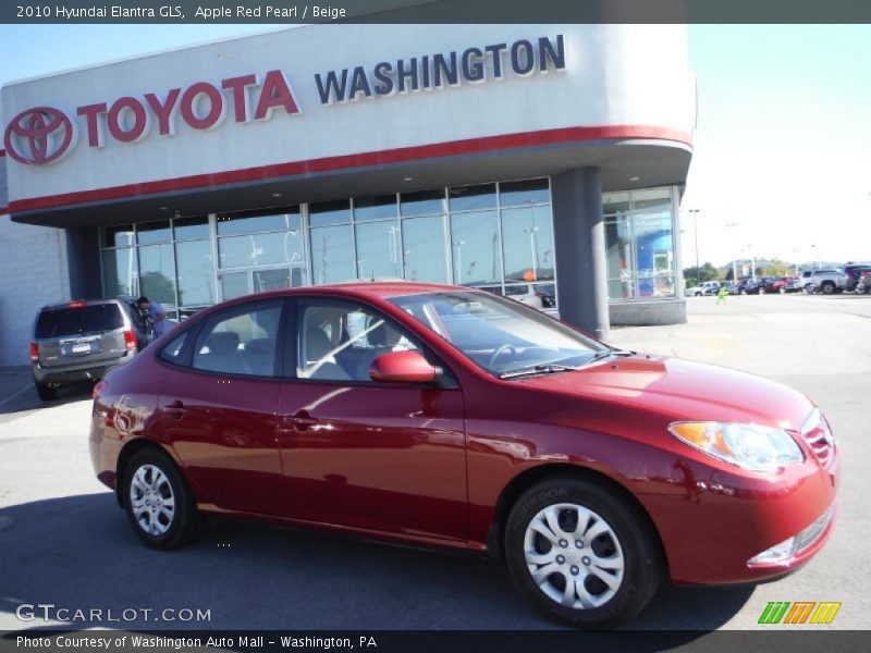 Apple Red Pearl / Beige 2010 Hyundai Elantra GLS