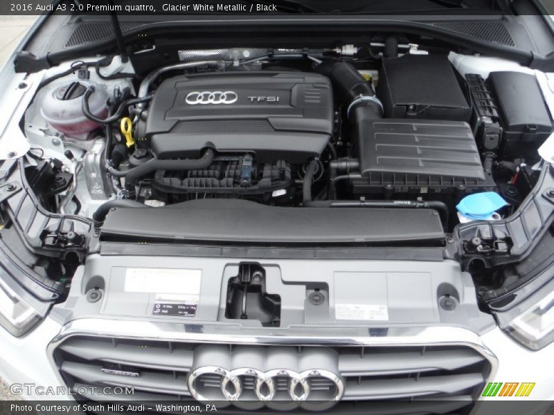  2016 A3 2.0 Premium quattro Engine - 2.0 Liter Turbocharged/TFSI DOHC 16-Valve VVT 4 Cylinder