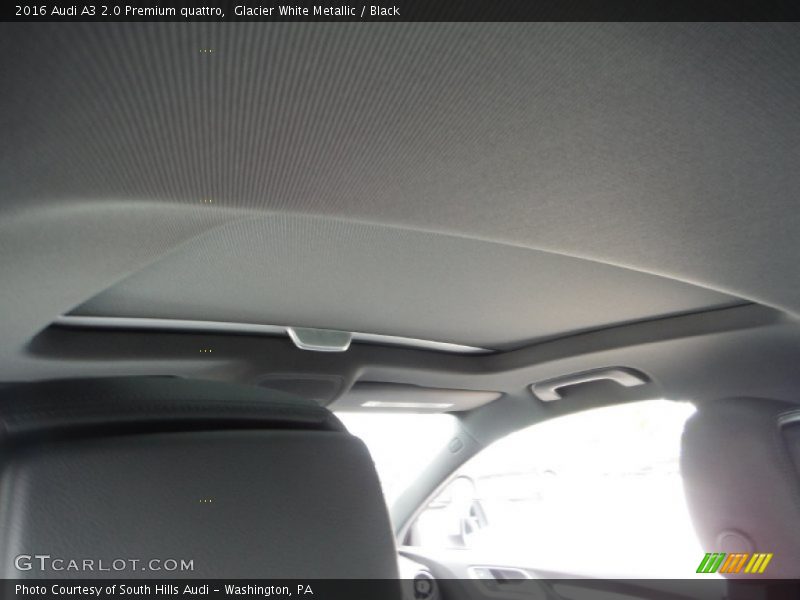 Glacier White Metallic / Black 2016 Audi A3 2.0 Premium quattro