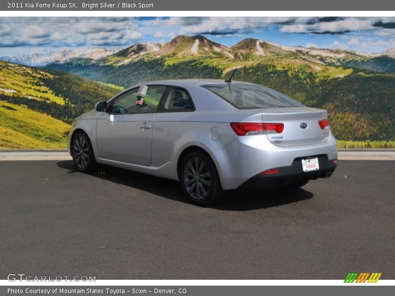 Bright Silver / Black Sport 2011 Kia Forte Koup SX