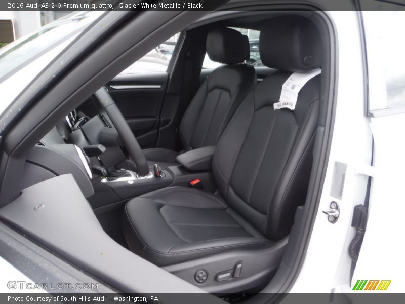 Front Seat of 2016 A3 2.0 Premium quattro