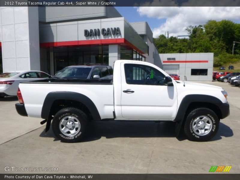 Super White / Graphite 2012 Toyota Tacoma Regular Cab 4x4