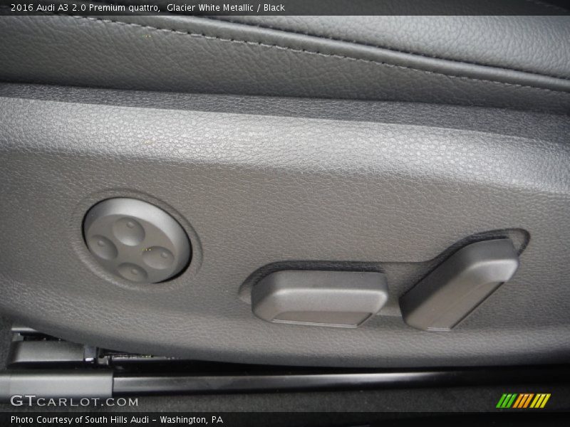 Glacier White Metallic / Black 2016 Audi A3 2.0 Premium quattro