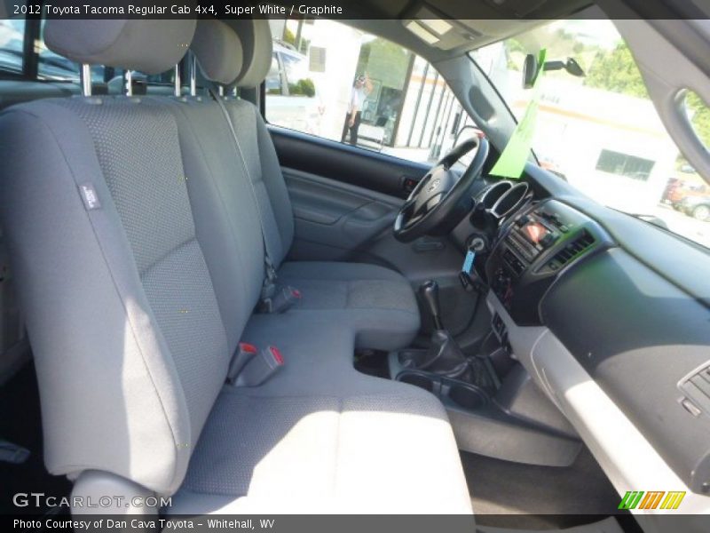 Super White / Graphite 2012 Toyota Tacoma Regular Cab 4x4