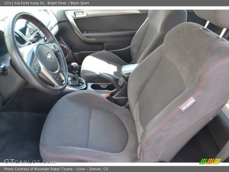 Bright Silver / Black Sport 2011 Kia Forte Koup SX