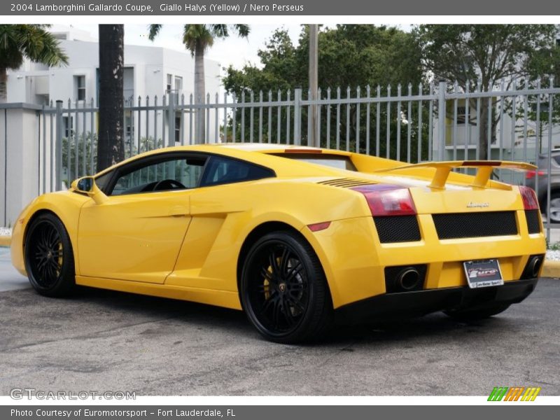 Giallo Halys (Yellow) / Nero Perseus 2004 Lamborghini Gallardo Coupe