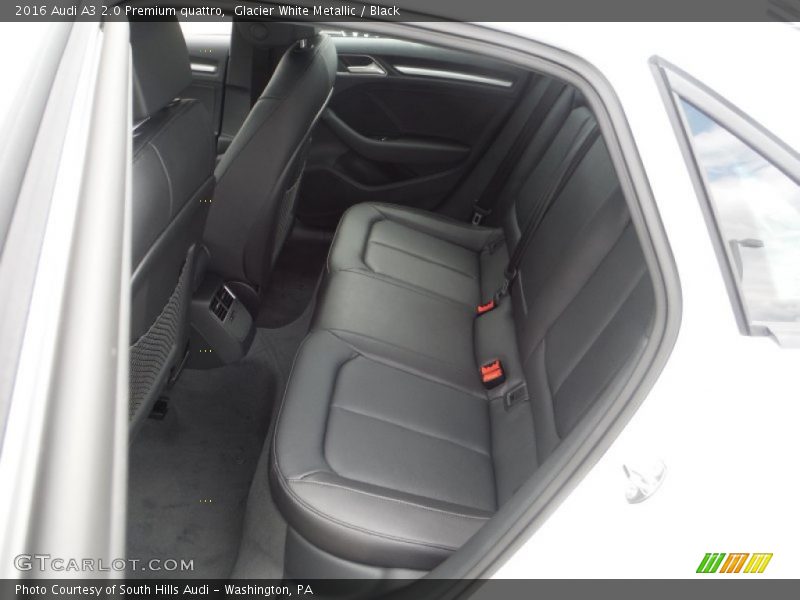 Rear Seat of 2016 A3 2.0 Premium quattro