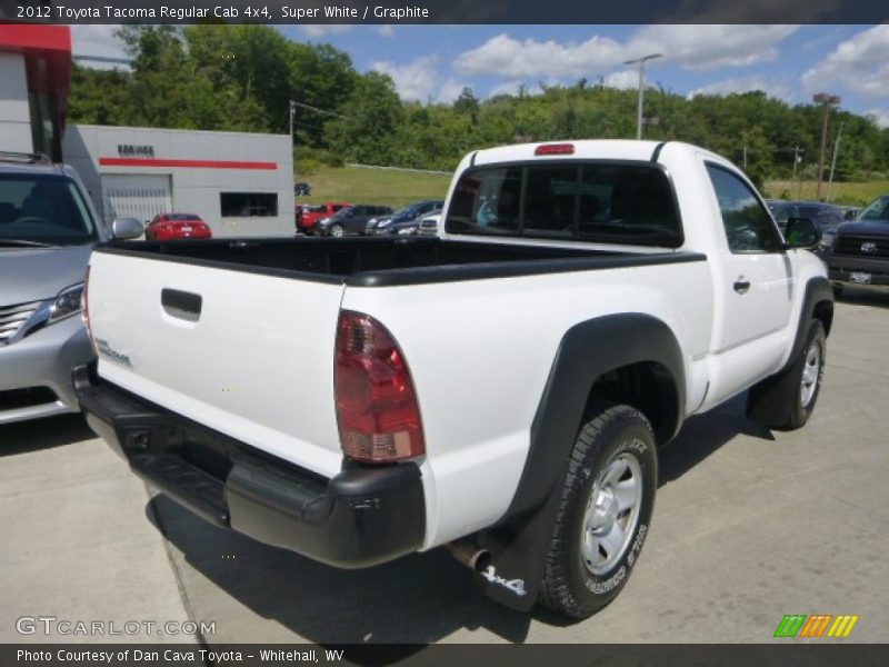 Super White / Graphite 2012 Toyota Tacoma Regular Cab 4x4