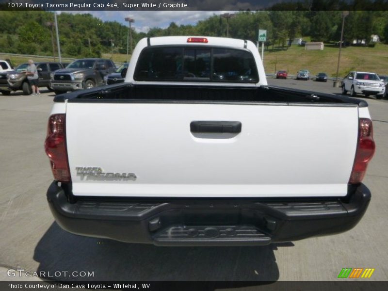 Super White / Graphite 2012 Toyota Tacoma Regular Cab 4x4