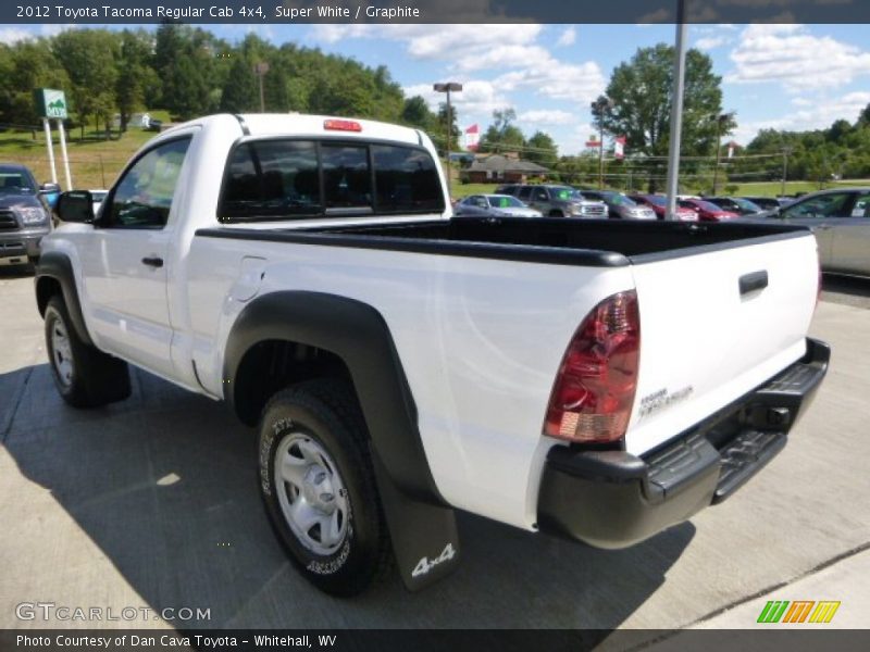 Super White / Graphite 2012 Toyota Tacoma Regular Cab 4x4