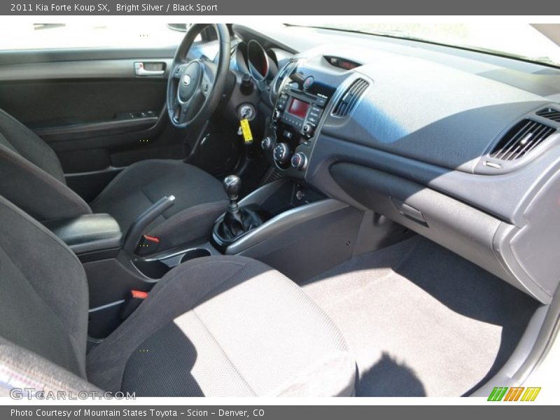 Bright Silver / Black Sport 2011 Kia Forte Koup SX
