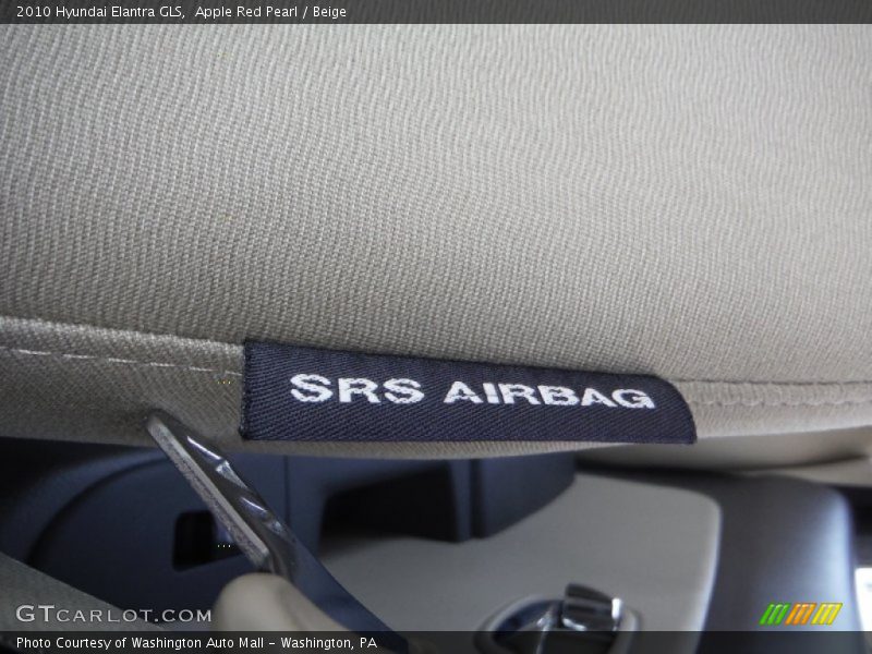 Apple Red Pearl / Beige 2010 Hyundai Elantra GLS
