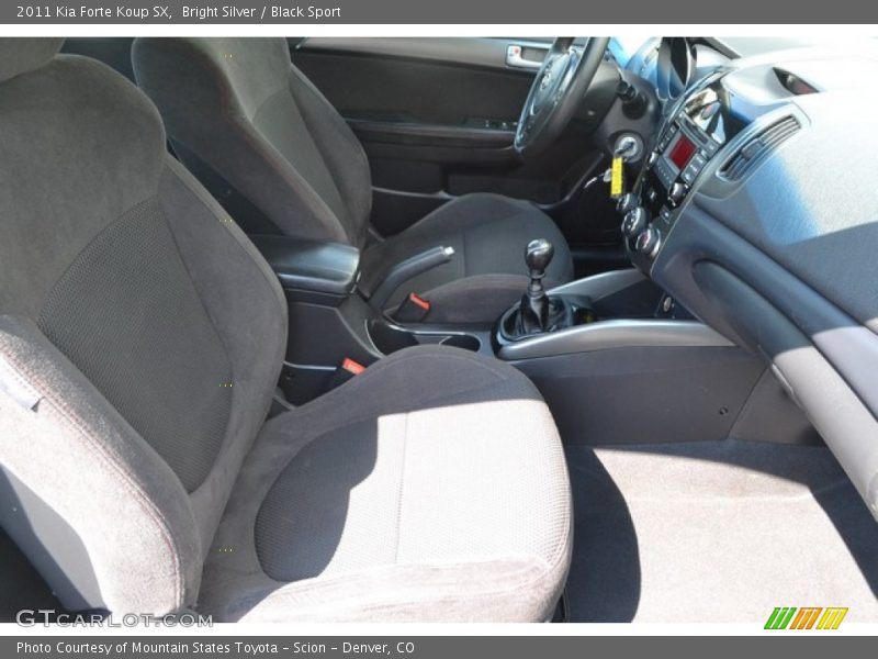 Bright Silver / Black Sport 2011 Kia Forte Koup SX