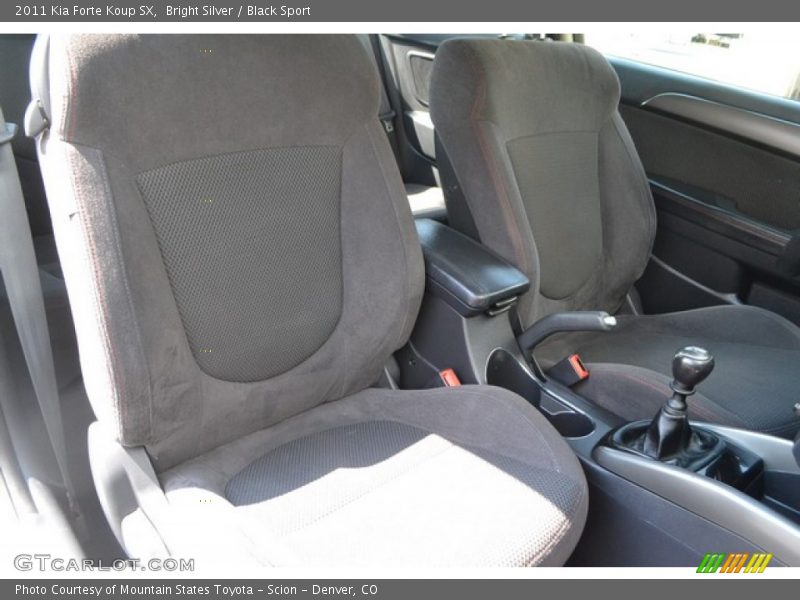 Bright Silver / Black Sport 2011 Kia Forte Koup SX