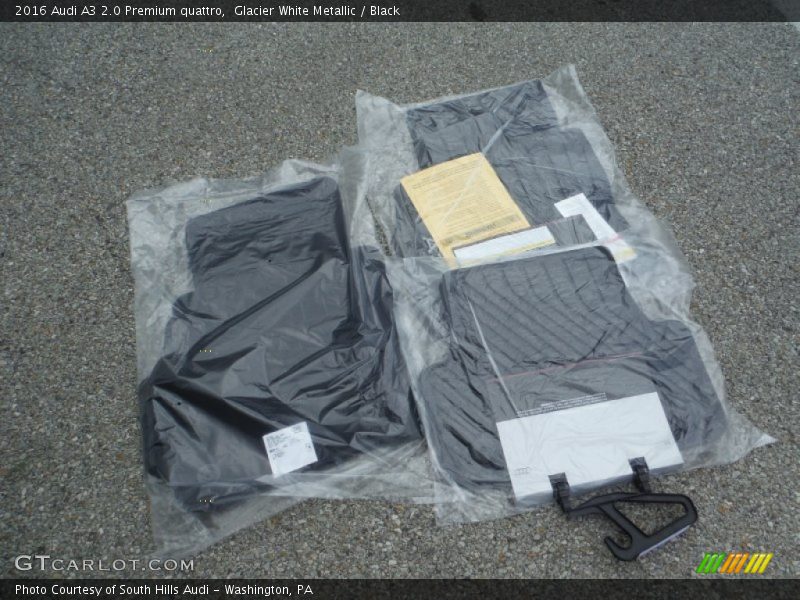 Glacier White Metallic / Black 2016 Audi A3 2.0 Premium quattro