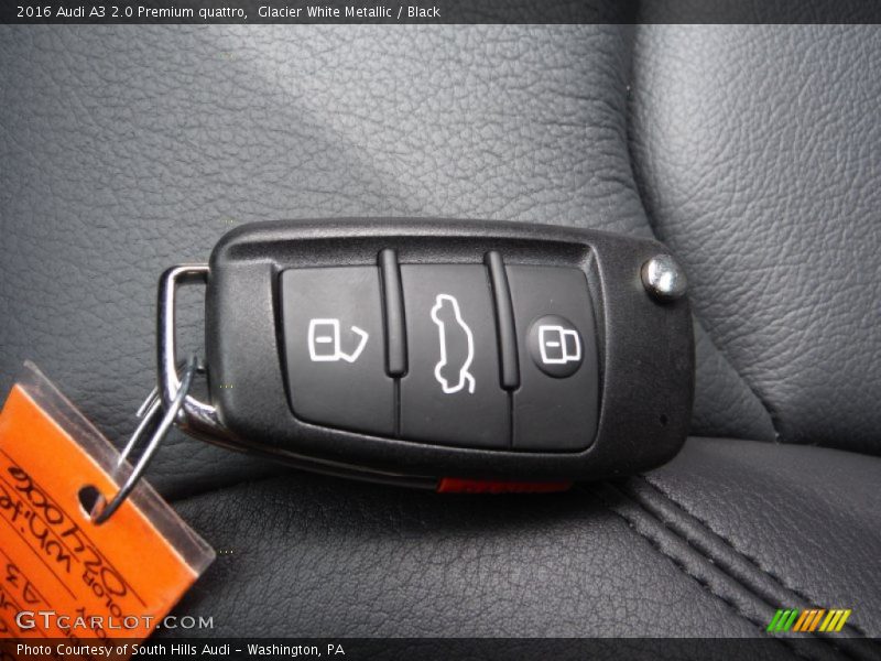 Keys of 2016 A3 2.0 Premium quattro