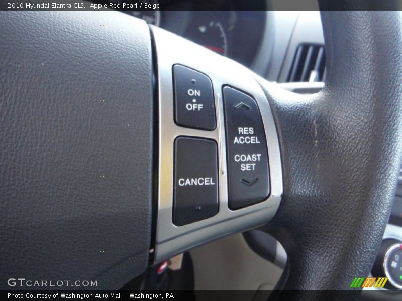 Apple Red Pearl / Beige 2010 Hyundai Elantra GLS