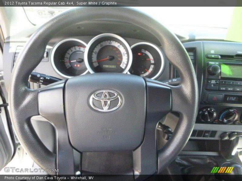Super White / Graphite 2012 Toyota Tacoma Regular Cab 4x4