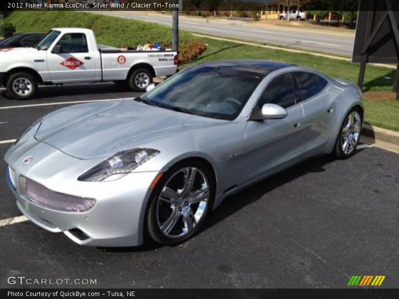 Silver Wind / Glacier Tri-Tone 2012 Fisker Karma EcoChic