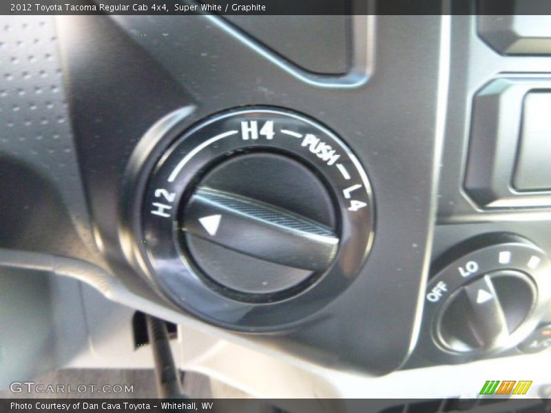Super White / Graphite 2012 Toyota Tacoma Regular Cab 4x4