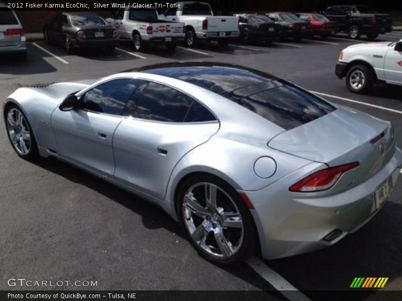 Silver Wind / Glacier Tri-Tone 2012 Fisker Karma EcoChic