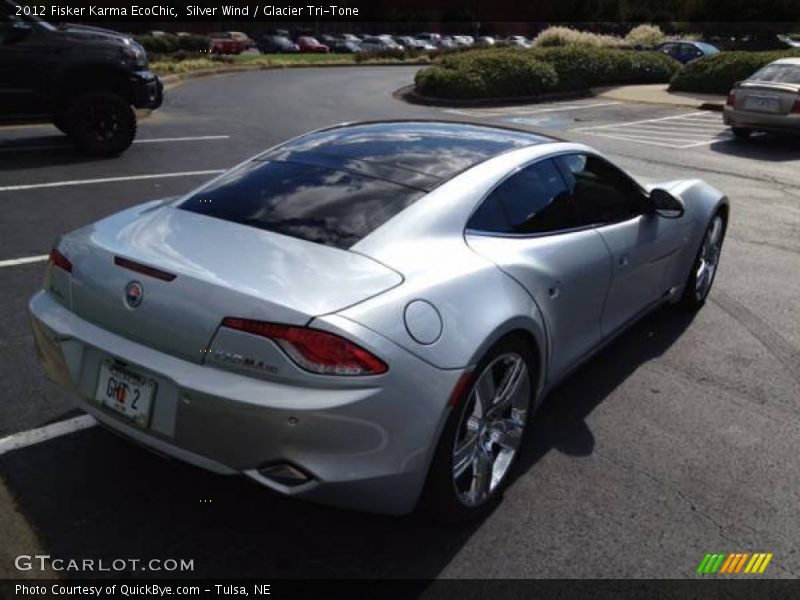 Silver Wind / Glacier Tri-Tone 2012 Fisker Karma EcoChic