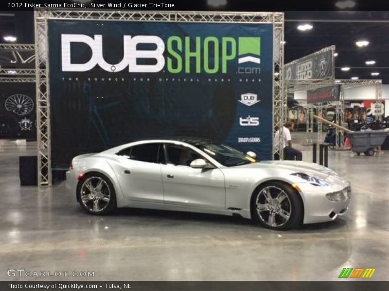 Silver Wind / Glacier Tri-Tone 2012 Fisker Karma EcoChic