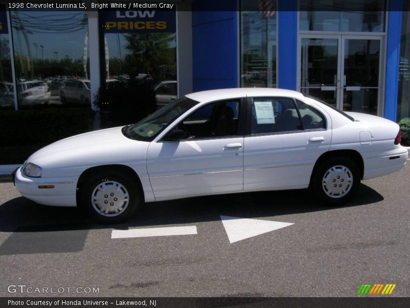 Bright White / Medium Gray 1998 Chevrolet Lumina LS
