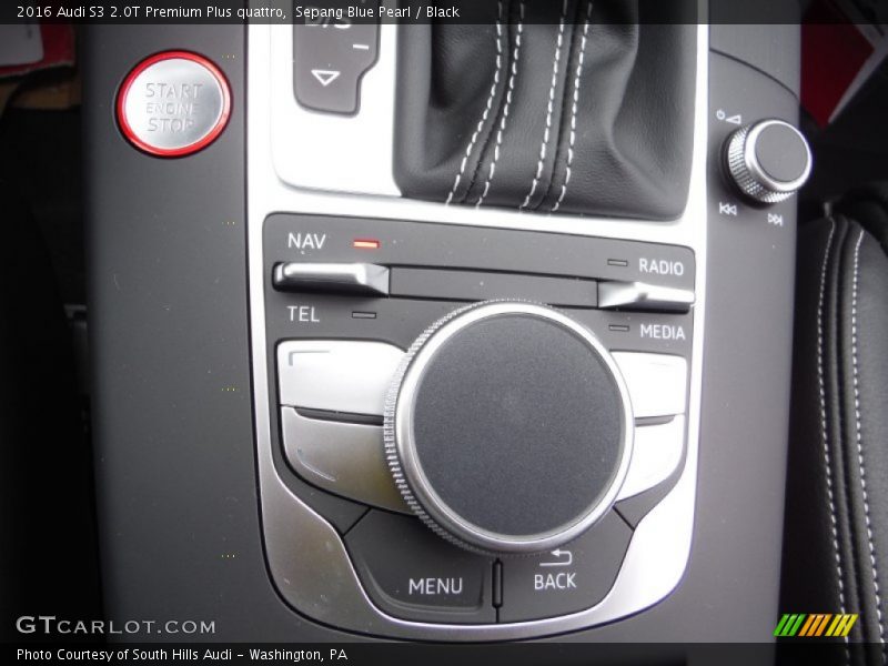 Sepang Blue Pearl / Black 2016 Audi S3 2.0T Premium Plus quattro