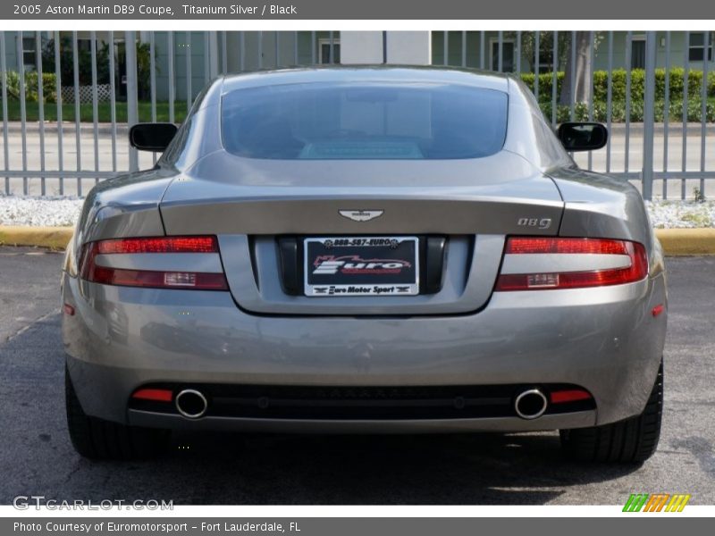 Titanium Silver / Black 2005 Aston Martin DB9 Coupe