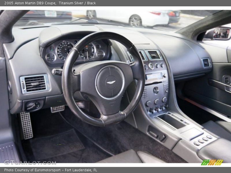 Titanium Silver / Black 2005 Aston Martin DB9 Coupe