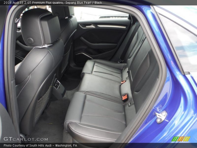 Rear Seat of 2016 S3 2.0T Premium Plus quattro