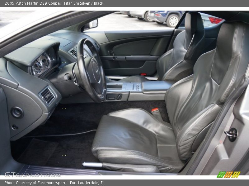  2005 DB9 Coupe Black Interior