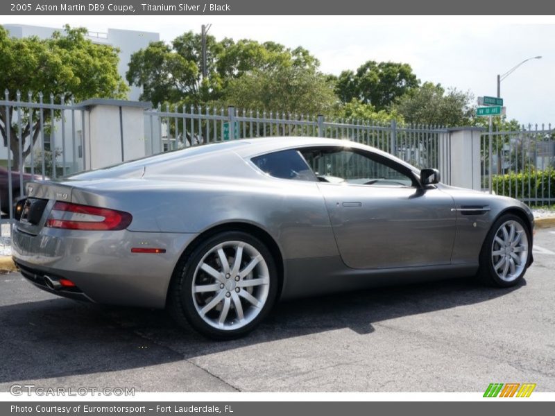 Titanium Silver / Black 2005 Aston Martin DB9 Coupe