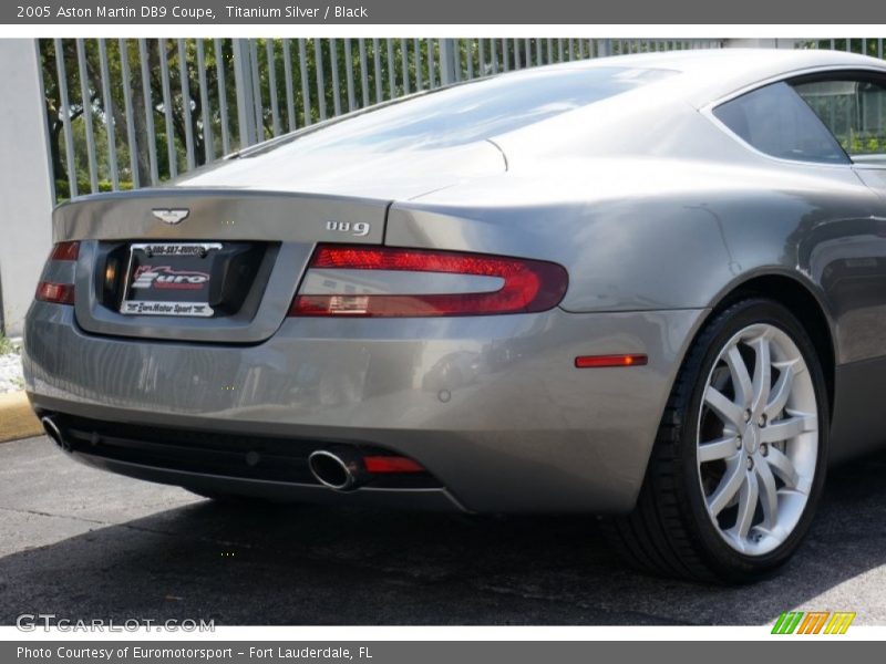 Titanium Silver / Black 2005 Aston Martin DB9 Coupe