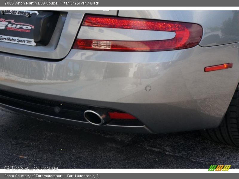 Titanium Silver / Black 2005 Aston Martin DB9 Coupe