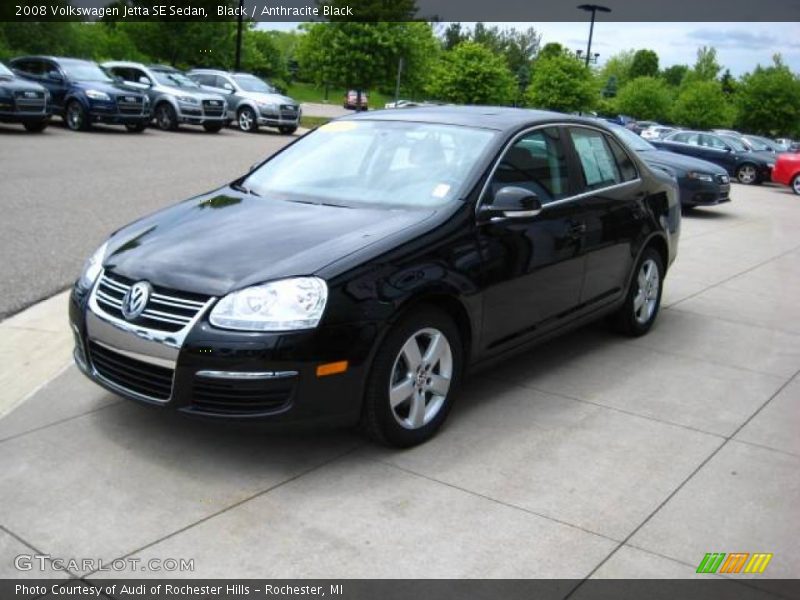 Black / Anthracite Black 2008 Volkswagen Jetta SE Sedan