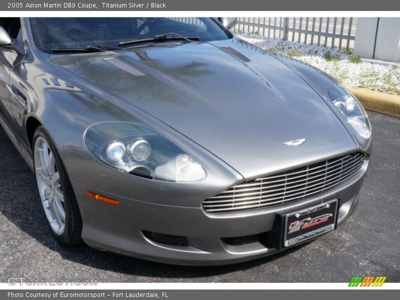 Titanium Silver / Black 2005 Aston Martin DB9 Coupe