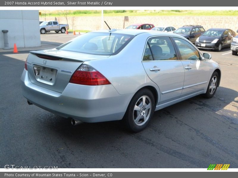 Silver Frost Metallic / Gray 2007 Honda Accord Hybrid Sedan