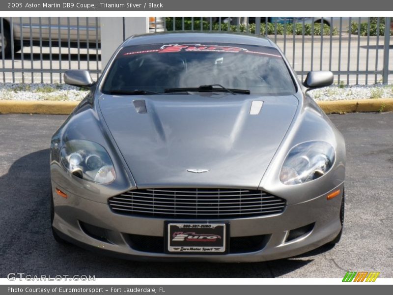 Titanium Silver / Black 2005 Aston Martin DB9 Coupe